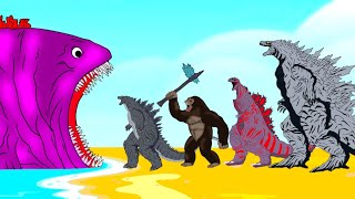 SHIN BLOOPZILLA vs GODZILLA EARTH : Who Is The Next King Of Monsters? | Godzilla Cartoon Compilation