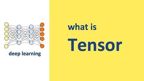 What is Tensor in Deep learning