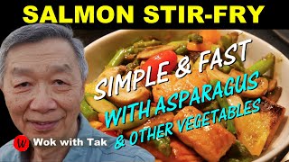 Perfect SALMON VEGETABLE MEDLEY STIR-FRY in less than 8 minutes using the FAST Cooking System