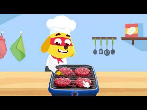 Kiddopia | Learning App for Kids | Burger EN LV01