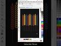 #CorelDRAW Wheat Pattern Design | Simple Shapes to Professional Vector Art Tutorial
