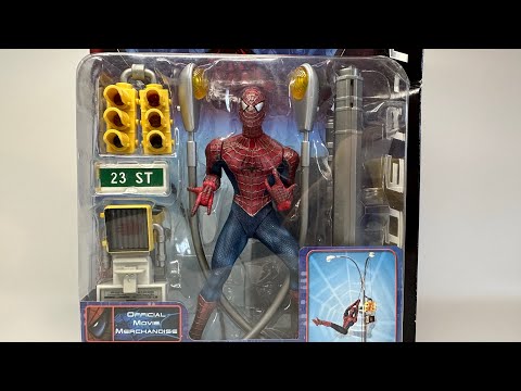 Видео: Распаковка - обзор фигурки Web Swinging Spider-man Toy Biz 2002