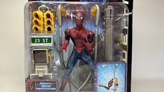 Распаковка - обзор фигурки Web Swinging Spider-man Toy Biz 2002
