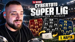 Cybertoto Süper Li̇g Geri̇ Döndü Transferler Ve Seçimler 5. Sezon 1. Hafta
