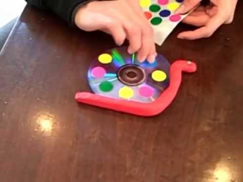 חילזון מדיסק ופלסטלינה