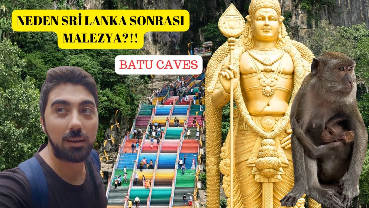 Malezya Kuala Lumpur'da ilk günüm-Ucuz bilet ile daha fazla ülke (Maymunların Dünyası)