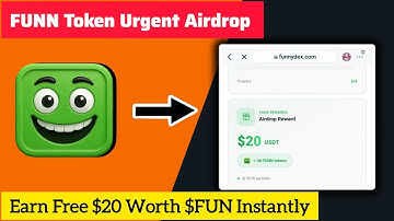 FUNN Airdrop Urgent Update | Earn Free $20 $FUNN Tokens | Simple Tasks (Limited Time)