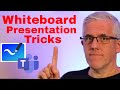 How to use the Microsoft Whiteboard for Presenting in Microsoft Teams