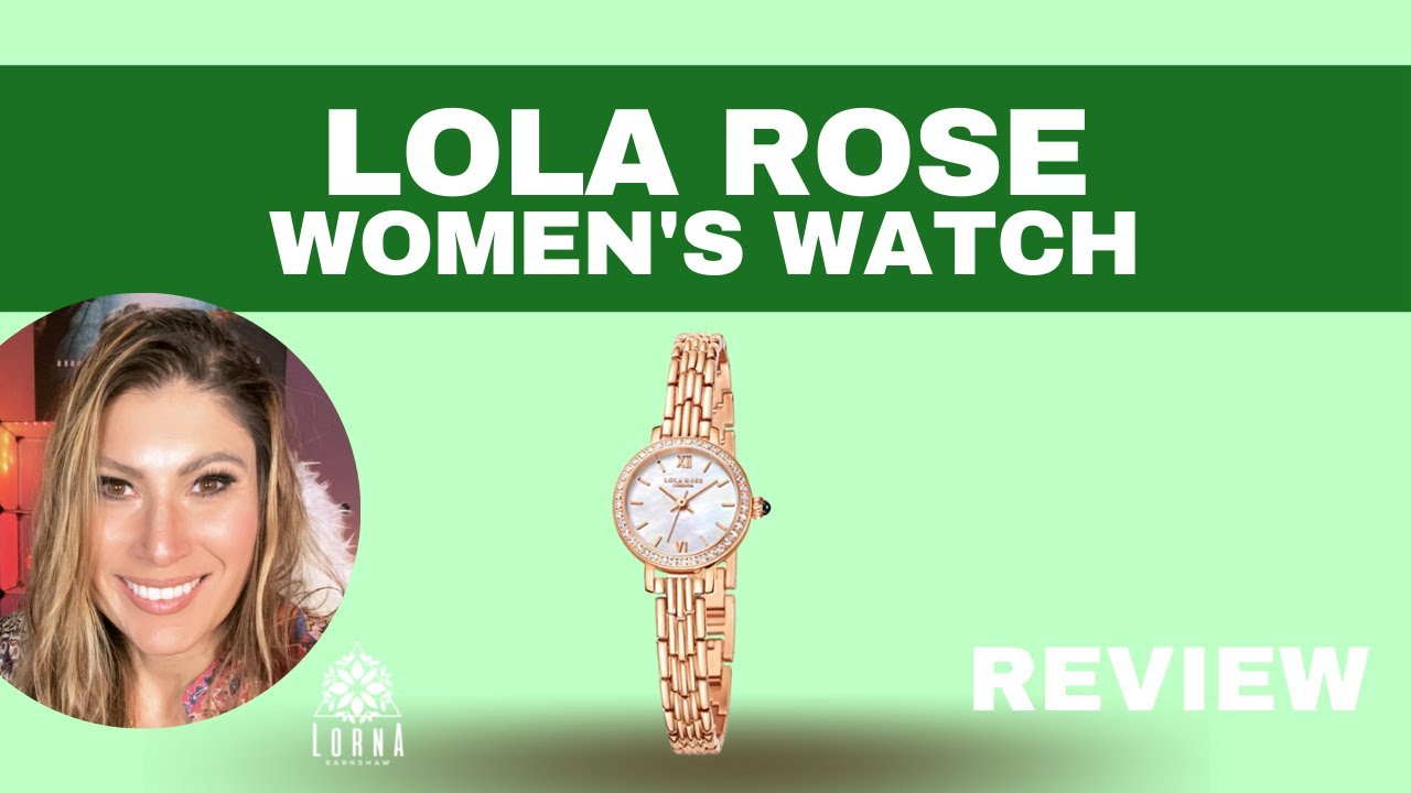 LOLA ROSE Women's Mother-of-Pearl Dial Bracelet Watch Review