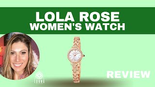 Lola Rose Womens Mother-Of-Pearl Dial Bracelet Watch Review