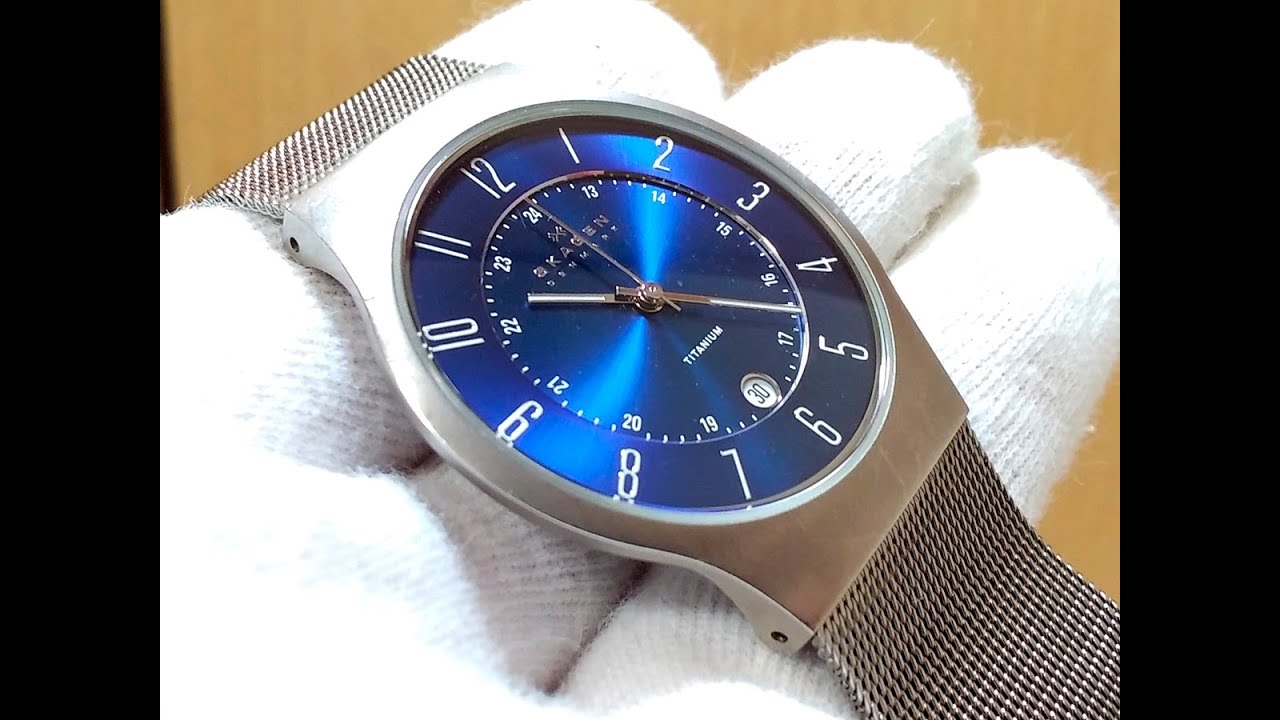SKAGEN 233XLTTN Sundby Titanium Quartz Watch - YouTube