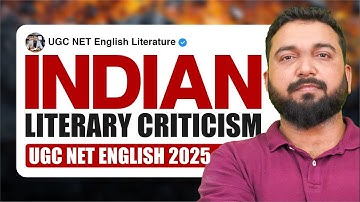 Indian Literary Criticism for UGC NET 2025 | Key Concepts & Insights