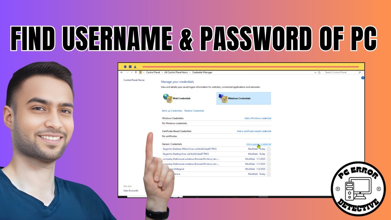 How to Find Username and Password of PC | Full Tutorial - YouTube