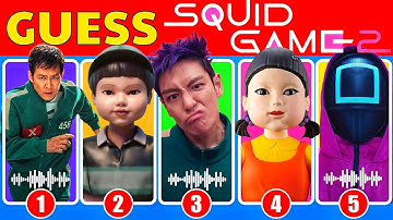 Guess Squid Game 2 Characters by Their Voice & Song. Squid Game Season 2 Quiz 🦑| Thanos, Player 456
