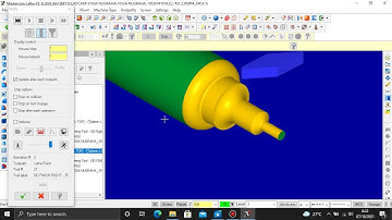TUTORIAL MASTERCAM X5 TURNING MACHINE. ROUGHING AND FINISHING