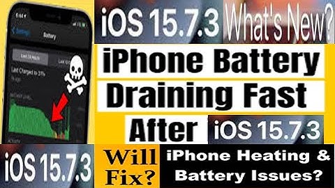 iOS 15.7.3 Battery Drain Issue Fix how to fix iOS 15.7.3 battery problem