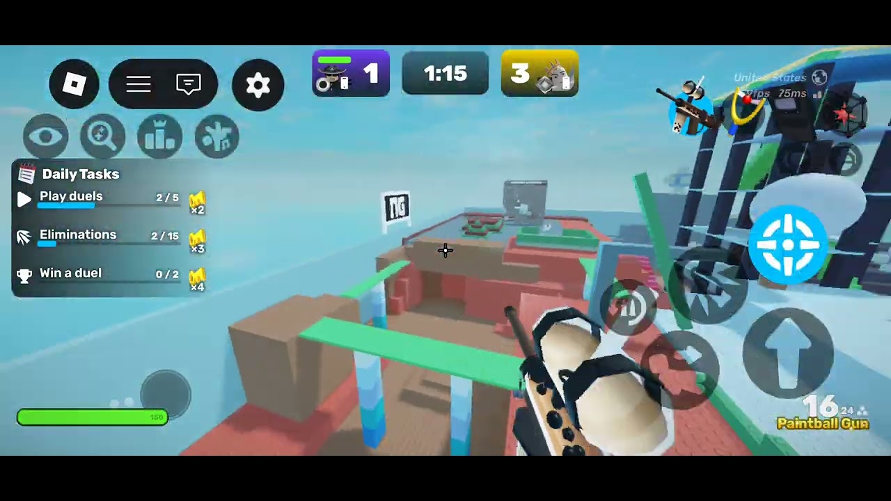 Playing some roblox rivals 