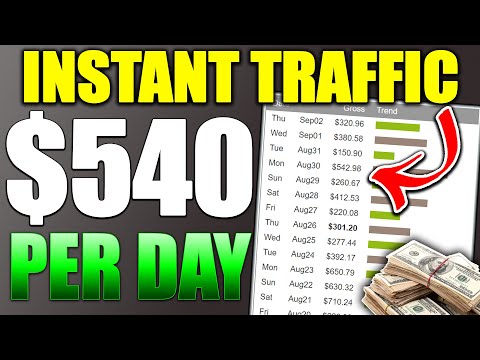 How to Promote CLICKBANK Products With INSTANT TRAFFIC | $540 Per Day