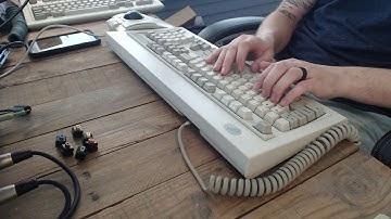 "1989" IBM Model M Keyboard Sound Test