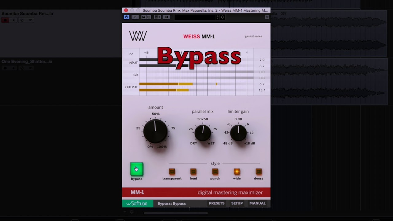 "Softube Mastering Plugins"  - 2nd Episode: WEISS MM-1 in action