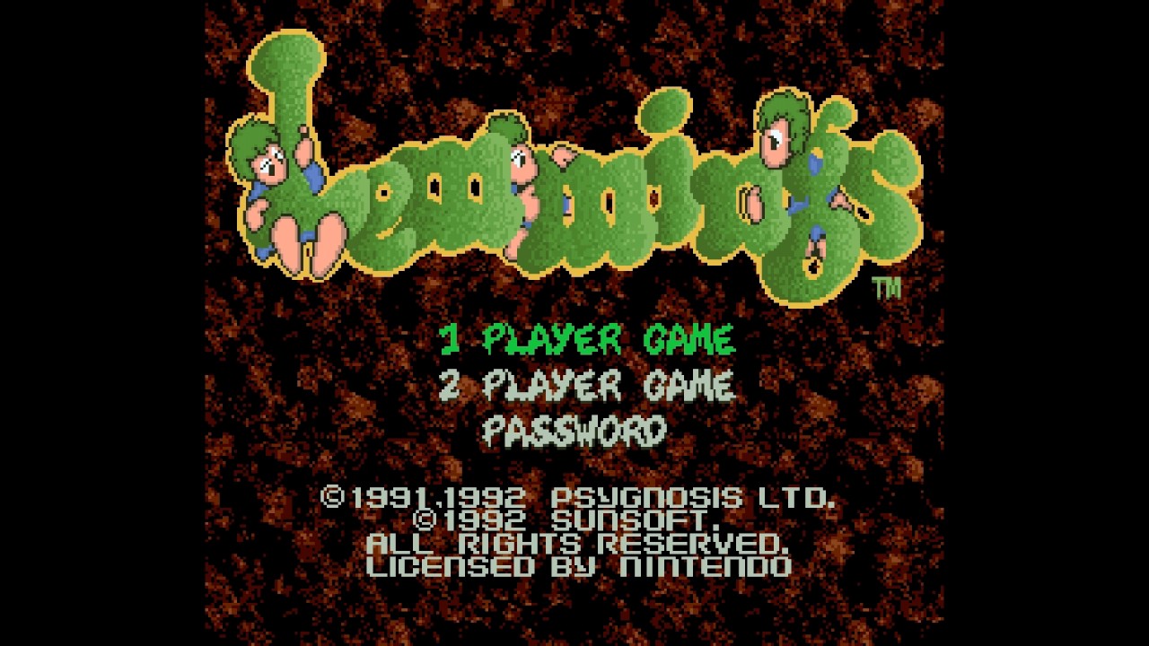Lemmings (SNES/SFC) - BGM 13: Keep Your Hair On Mr. Lemming - YouTube