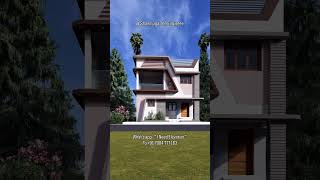 Wait for the Night View! 🤯 Beautiful G+1 Home Design #shorts