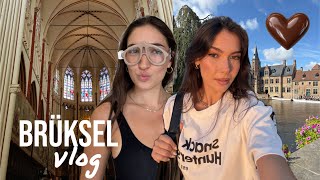 Bizimle Brükselde 4 Gün Vlog Waffle Ve Midyeye Doyduk Derinle Brugge Kanal Turu