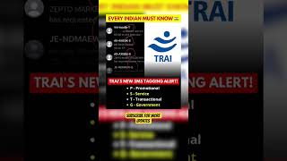 📩 TRAI SMS Codes: What P, S, T, G Really Mean!