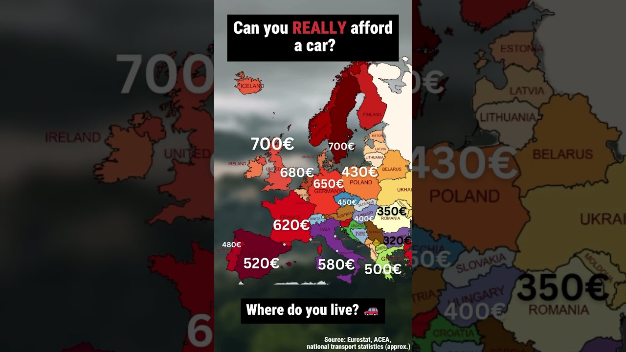 Can You Afford a Car? 🚗 Europe Reality Check