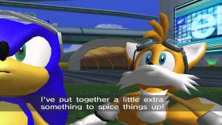 Sonic Riders HD Heroes Story Playthrough Part 1[Metal City]