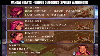 All UNIQUE and SECRET Dialogue and more! | VANDAL HEARTS (PS1)