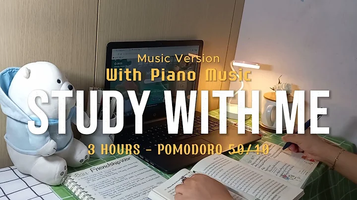 3-HOUR STUDY WITH ME 🏙 / calm lofi / Tokyo at Sunset / with countdown+alarm