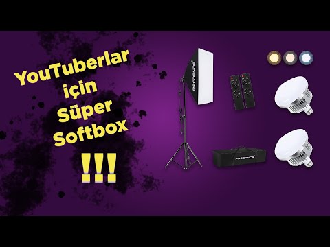 Beklediğimden İyi Çıktı ! YouTube ve  ev çekimleri için aldığım f/p SoftBox