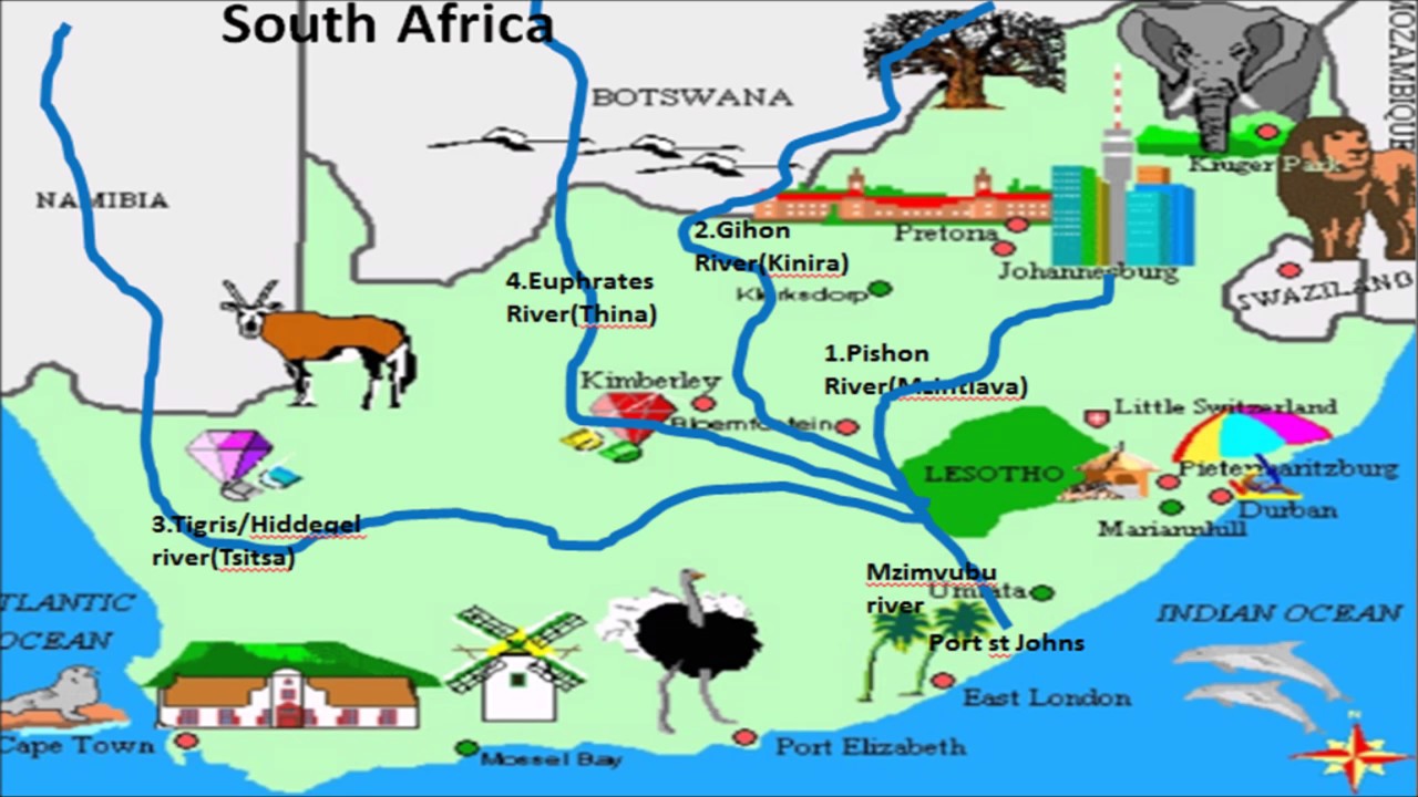 Ancient Garden Of Eden And Its Rivers Is In Africa Bantu Land