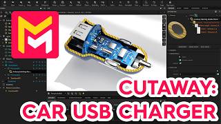 MAVERICK RENDER: 43 04 CUTAWAY: CAR USB CHARGER