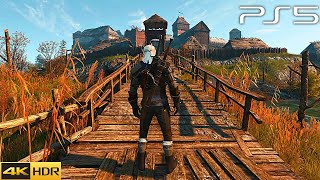 The Witcher 3 Next Gen Update Gameplay (PS5 HDR) [4K 60FPS]