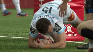 TOP 14 - Essai de Tristan TEDDER (R92) - Oyonnax Rugby - Racing 92