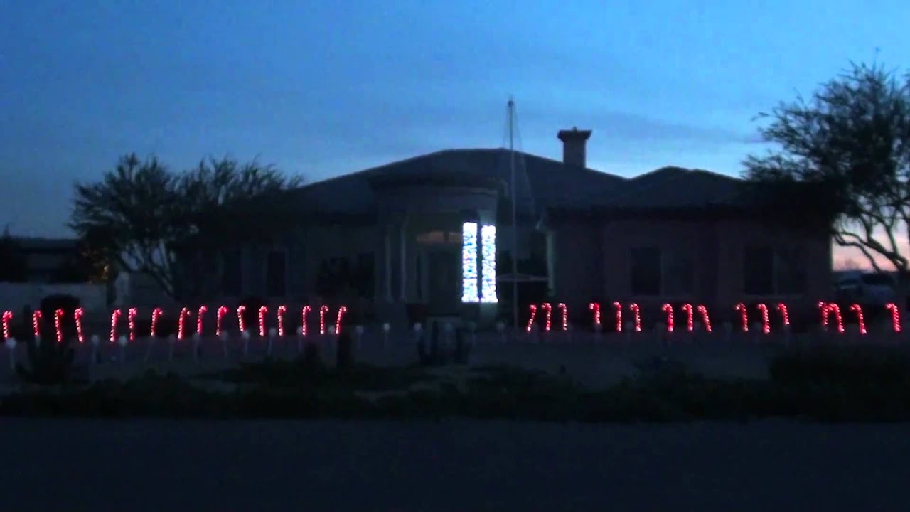 Black Eyed Peas Christmas Light Show, Crothers House YouTube