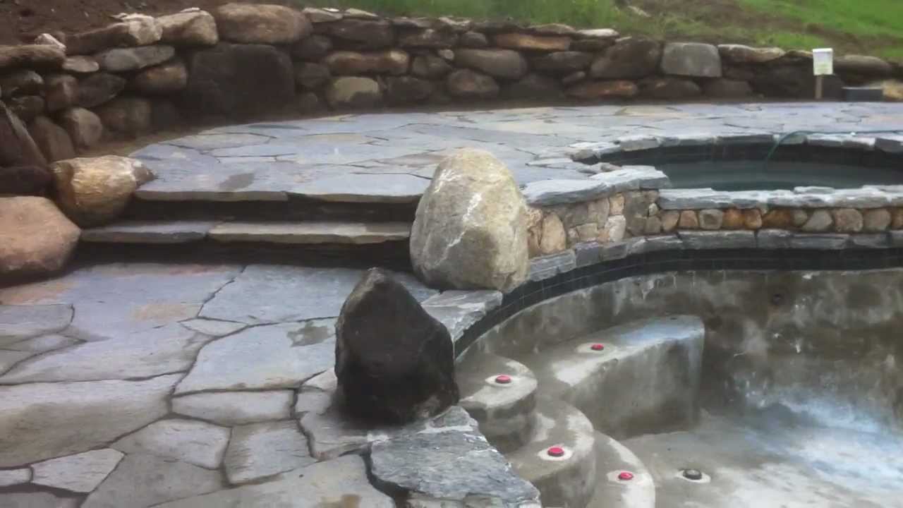 Ashfield Stone Pool Patio - CountryScape Landscape