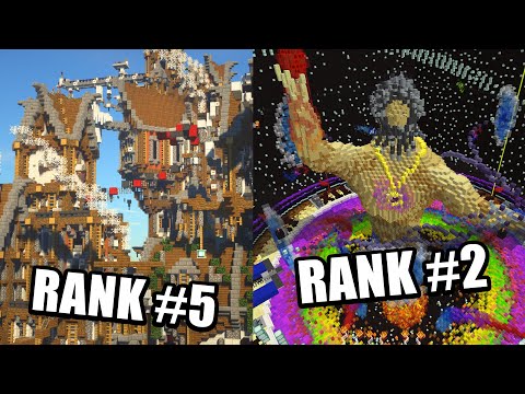 RANKING THE BEST MINECRAFT SKYBLOCK ISLANDS! (Prizes)