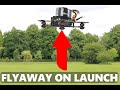 Drone flyaway on launch