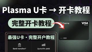 Plasma U卡申请全部流程提高申请通过率，usdt卡激活消费一次讲透