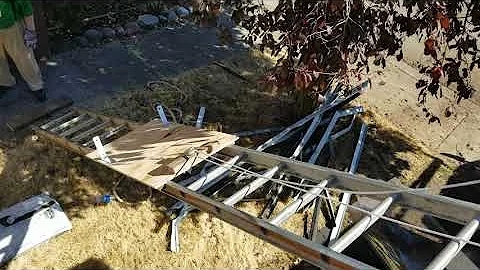 Easy and Cheap Way to Lift Material Up To the Roof Without Forklift. DIY Pulley Method