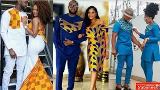 Tenue couple en pagne africaine des nouveaux 2021. Best Fashion Styles for African Couples Here 2022