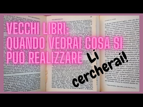 Video: Come Smaltire I Vecchi Libri