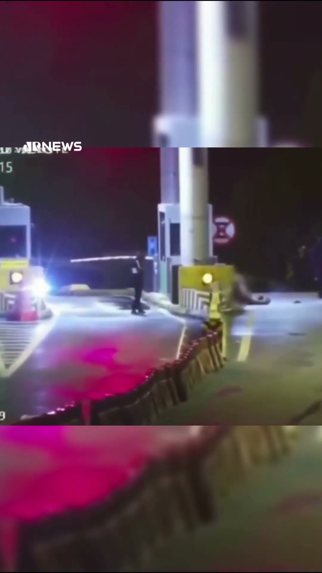 Criminosos atacam pedágio com explosivos e fazem reféns em São Vicente (SP) #shorts