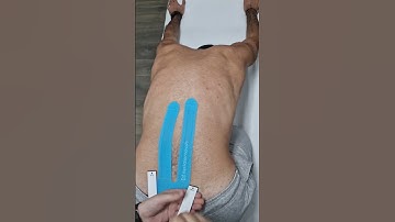 Taping for lower back pain like a pro!