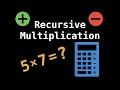 Recursive multiplication  recursion series