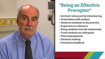 Tips to Being an Effective Preceptor