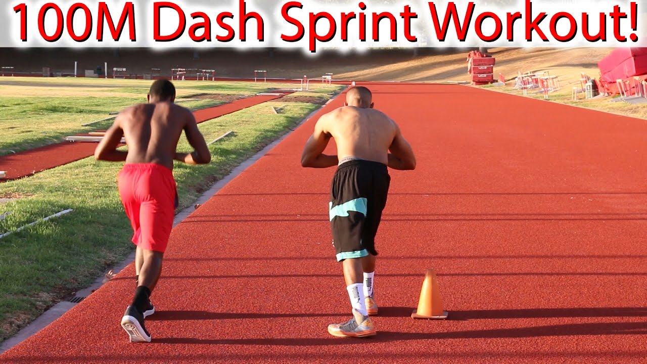 100 Meter Dash Sprint Workout To Run Faster Youtube